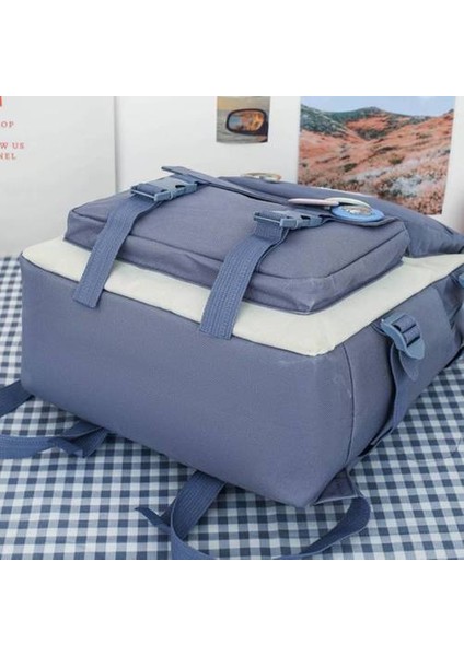 Dört Parçalı Set Kadın Lise Öğrencisi Ortaokul Öğrencisi Ilkokul Öğrencisi Kadın Sırt Çantası (Yurt Dışından) fırsatları