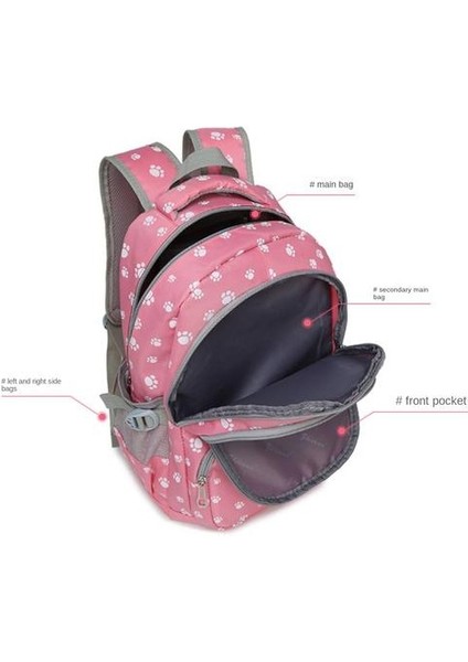 Kadınlar Kore Tarzı Sırt Şeker Rengi Öğrenci Sırt Çantası (Yurt Dışından) fırsatları