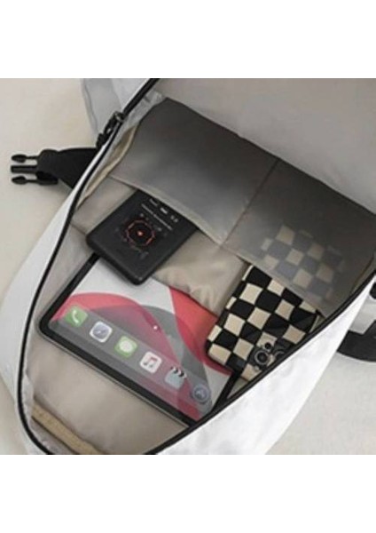 Koreli Dama Tahtası Sırt Erkek ve Kadın Üniversite Öğrencileri Için Dokulu Sırt Ortaokul Öğrencileri ve Lise Öğrencileri Çantası (Yurt Dışından) fırsatları