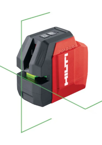 HiltiÇizgisel Lazer Pm 2-Lg ( Yeşil Çizgi ) + Duvar Askısı (Mıknatıslı) Pma 90