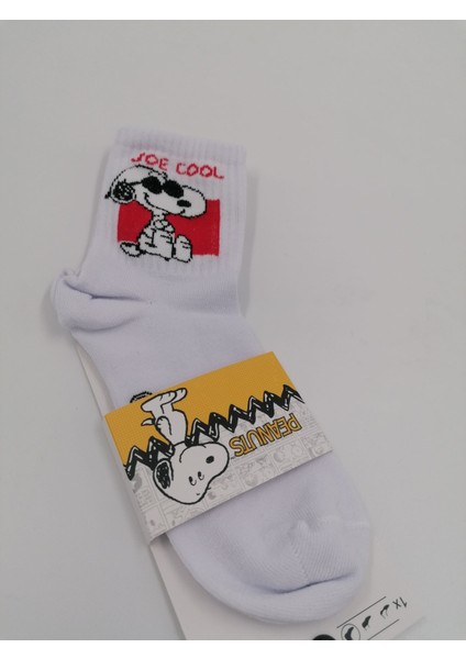Peanuts Beyaz Renk Çorap modelleri