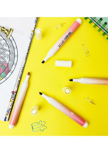 Morandi Tarzı Kahve Tonları 4'lü Keçeli Kalem fiyatları