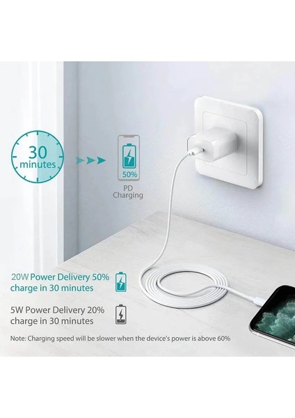 Apple iPhone Tüm Serilerle Uyumlu 20W Hızlı Şarj Aleti Apple iPhone 6 7 8 x 11 12 13 14 Plus fiyatları
