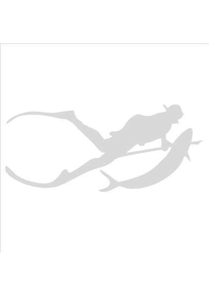 Dalgıç Duvar Sticker