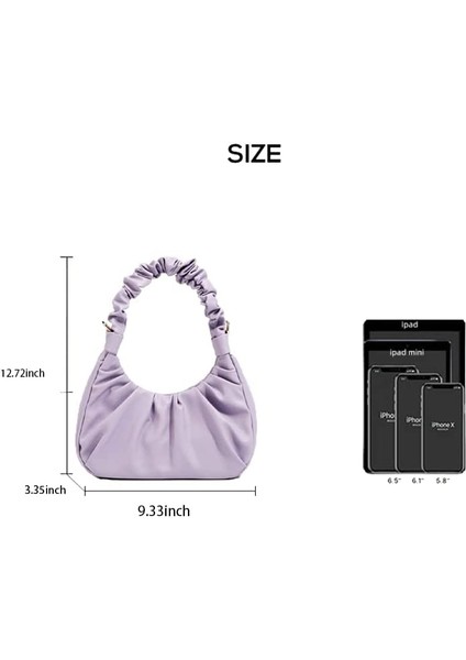 Laıbmfc Dantelli Hobo Moda Çanta - Mor (Yurt Dışından)