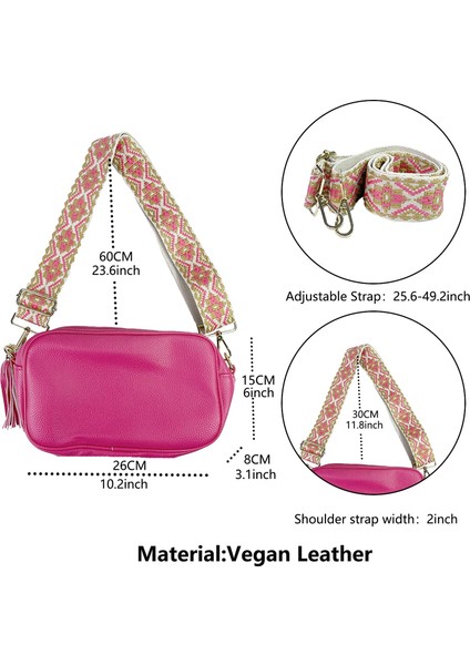Laıbmfc Püskül Crossbody Omuz Çantası - Kırmızı (Yurt Dışından) fırsatları