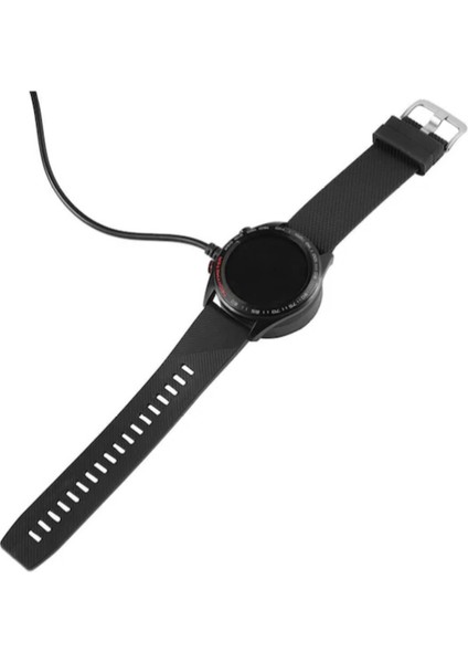 Huawei Honor Watch Magic , Magic 2 , Dream Akıllı Saat USB Dock Şarj Kablosu Siyah 100 cm