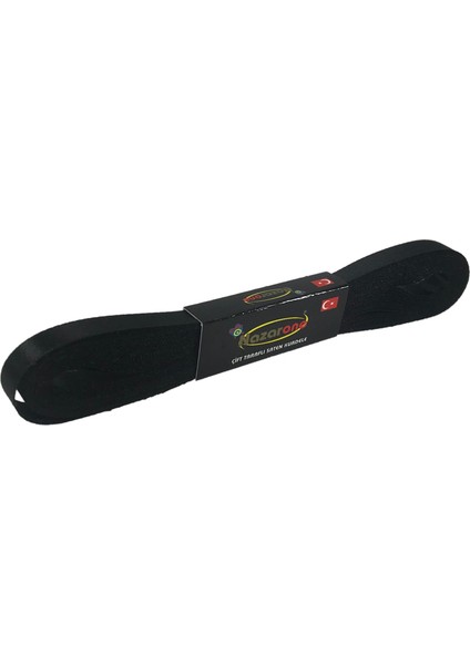 Saten Çift Taraflı Kurdele 1cm 10 Metre Siyah
