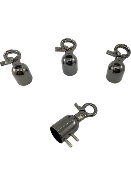 Çanta Sapı Kovanı Çanta Aksesuarı ( 4 Adet) Siyah