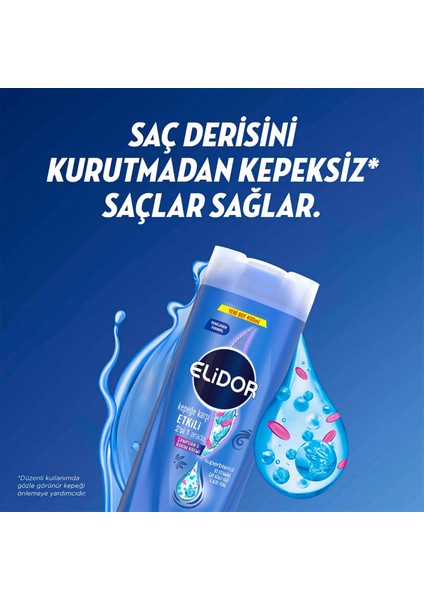 Superblend Şampuan ve Bakım Kremi Kepeğe Karşı Etkili 2'si 1 Arada B3 Vitamini Çay Ağacı Yağı Aloe Vera 400 ml X3