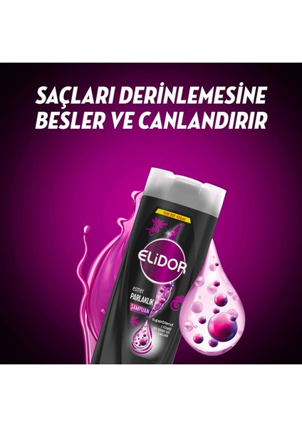 Superblend Saç Bakım Şampuanı Esmer Parlaklık 400 ml X2 + Serum Bakım Kremi 350 ml