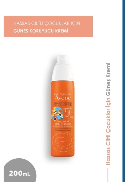 Enfant Spray Spf50+ 200Ml - Çocuklar İçin Çok Yüksek Güneş Koruyucu Sprey