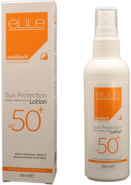 Sunblock Sun Protection Lotion - Shea Butter ve Hyaluronic Acid Içeren Güneş Koruma Losyonu 150 ml