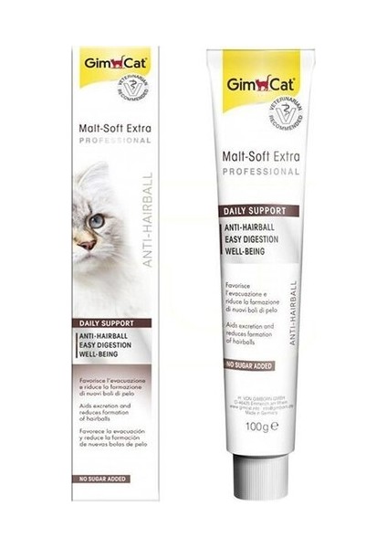 Malt Soft Extra Tüy Yumağı Attıran Kedi Macunu 100 gr - Farmapets
