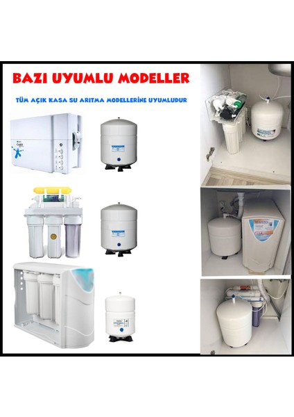 Açık Kasa Su Arıtma Cihazları Için 13 Lü Set Su Arıtma Filtresi