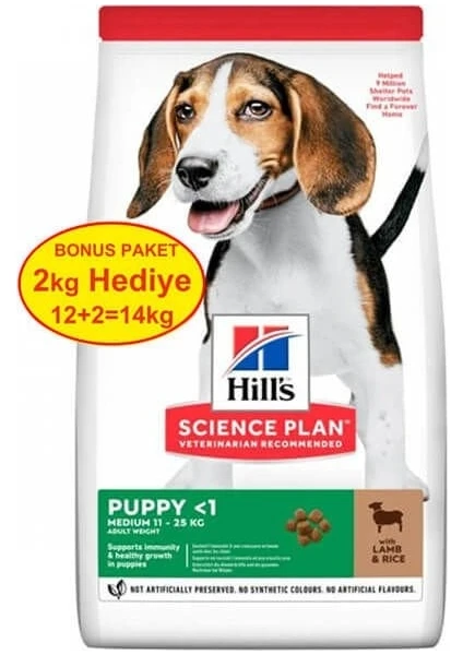 Puppy Kuzu Etli Yavru Köpek Maması 12 kg (+2 kg Hediyeli) - Farmapets