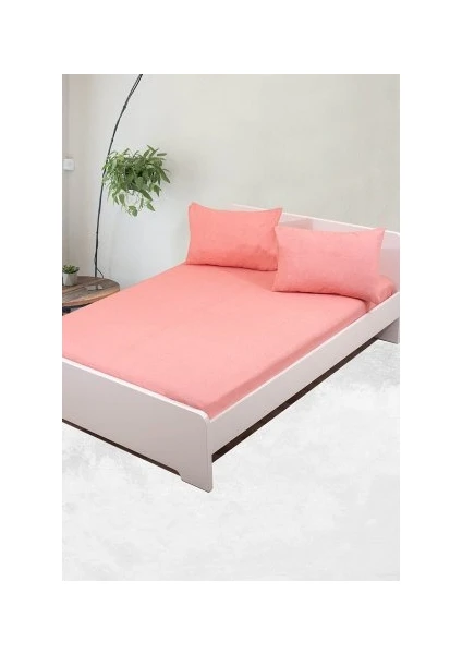 Soft Colours Ranforce Çift Kişilik Lastikli Çarşaf + 2 Adet Yastık Kılıfı 160X200 Tüm Renkler