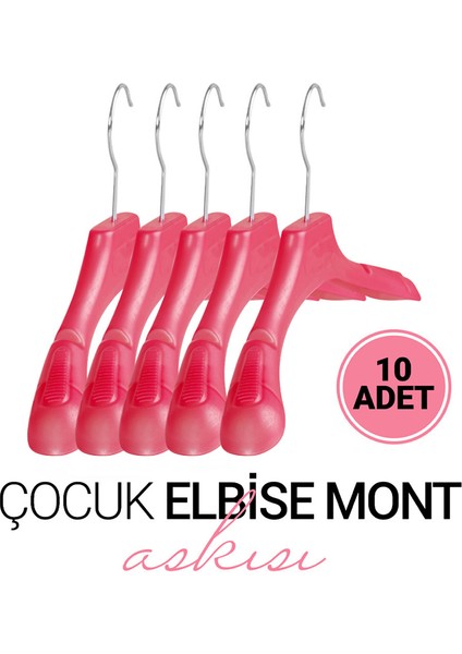 Plastik 30 cm Çocuk Askısı Çocuk Elbise Askısı Çocuk Kıyafet Askısı
