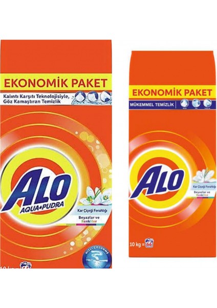 Matik Beyazlar ve Renkliler 10 kg 2'li Paket Toz Çamaşır Deterjanı