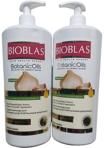 Sarımsak Şampuanı 1000 ml x 2