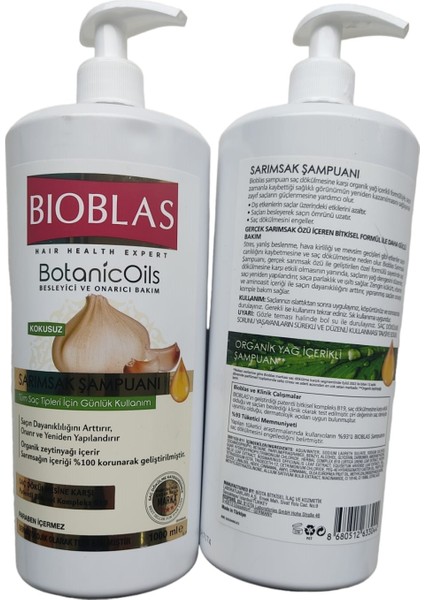 Sarımsak Şampuanı 1000 ml x 2 fiyatları