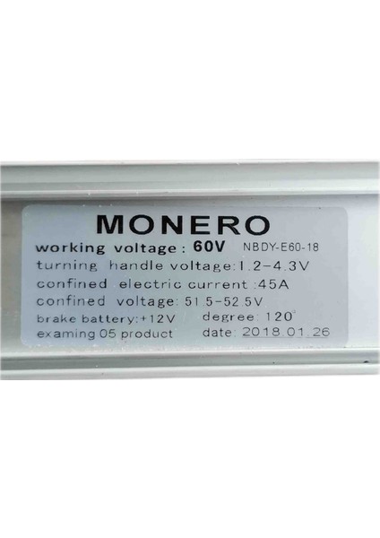 60V 120 Derece Monero Beyin fiyatları