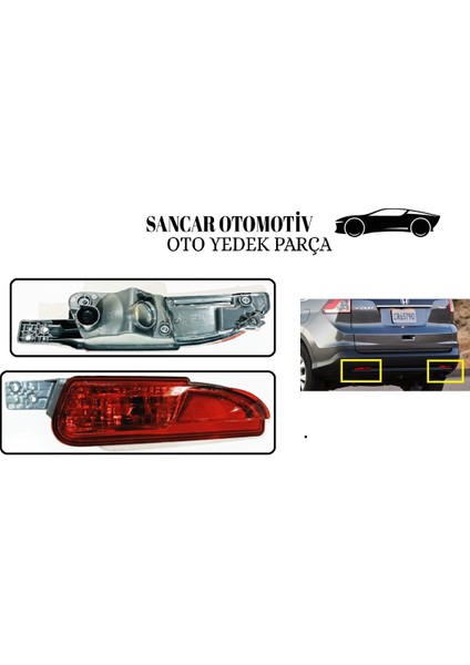 Tampon Reflektörü Crv 2012-2014 Arka Sağ