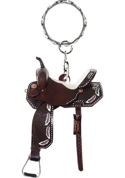 Batı Kovboy At Eyer El Çantası Dekorasyon Cüzdan Kolye Stili Için Anahtarlık (Yurt Dışından) fiyatları
