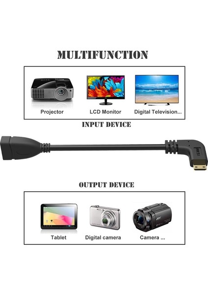 16CM HDMI Erkek - HDMI 19 Pin Kadın Kablosu (Yurt Dışından) indirimleri