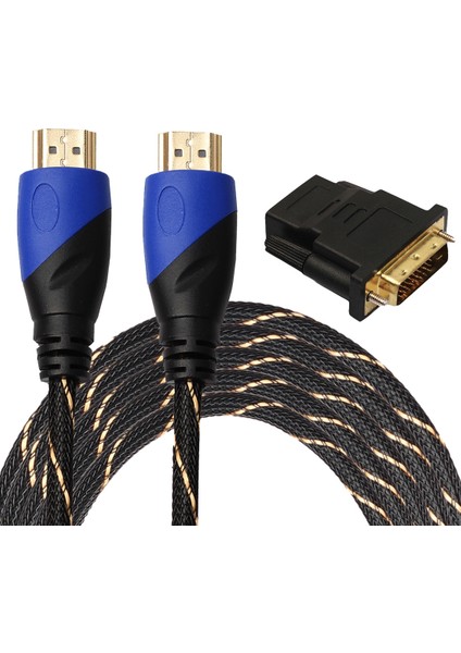 0411 5m HDMI 1.4 Sürüm Erkek - Erkek Video Kablosu Seti (Yurt Dışından)