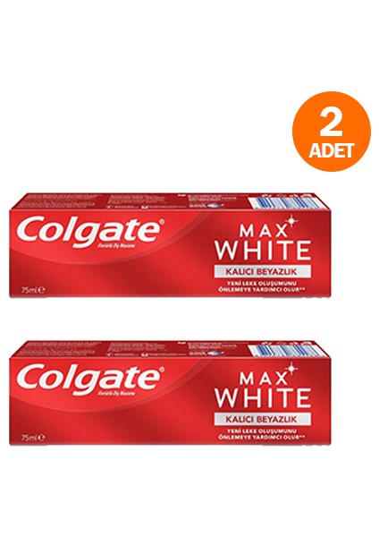 Max White Diş Macunu 75ml (2 Adet)