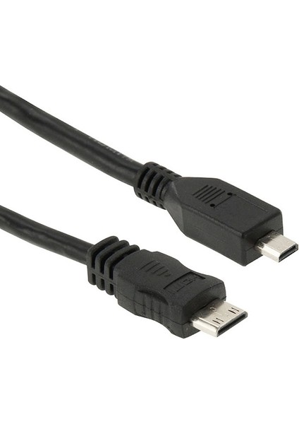 30CM Mini HDMI Erkek - Mikro HDMI Erkek Adaptör Kablosu (Yurt Dışından)