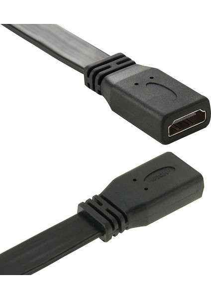 30CM HDMI Dişi Ila Dişi Konektör Adaptör Kablosu (Yurt Dışından)