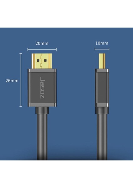 Jasoz HDMI Yüksek Tanımlı Projektör Kablosu 0.5m (Yurt Dışından)