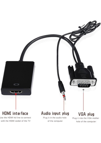 VGA + Audio - Full Hd 1080P Adaptör (Yurt Dışından) modelleri