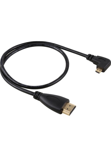 50CM HDMI Erkek - Mikro HDMI Erkek Sol Bükülme Kablosu (Yurt Dışından) fiyatları