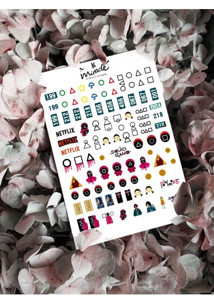 Movies Sg Mix Tırnak Dövmesi Tırnak Tattoo Nail Art Tırnak Sticker