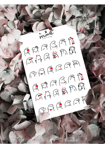 Moods Tırnak Dövmesi Tırnak Tattoo Nail Art Tırnak Sticker