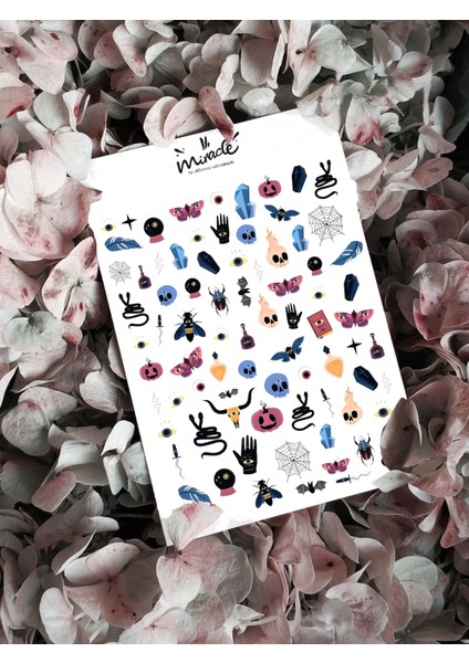 Wiccan/pagan The Good Witch Tırnak Dövmesi Tırnak Tattoo Nail Art Tırnak Sticker