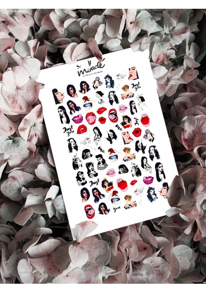 Bad Girls Tırnak Dövmesi Tırnak Tattoo Nail Art Tırnak Sticker