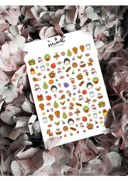 Christmas Cuties Tırnak Dövmesi Tırnak Tattoo Nail Art Tırnak Sticker