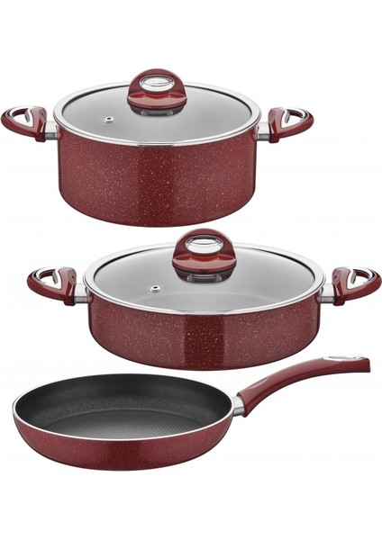 Nostalji 5 Parça Tencere Seti