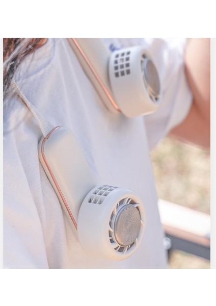 Taşınabilir Boyun Hafif Giyilebilir Ayarlanabilir Hızlar Soğutma Kamp Spor Seyahat Jog, Beyaz Için Kişisel Fan (Yurt Dışından) fırsatları