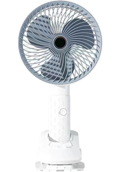 Fan 3 Hızlı Klips Gri Için Şarj Edilebilir Taşınabilir Masa Fanı (Yurt Dışından)