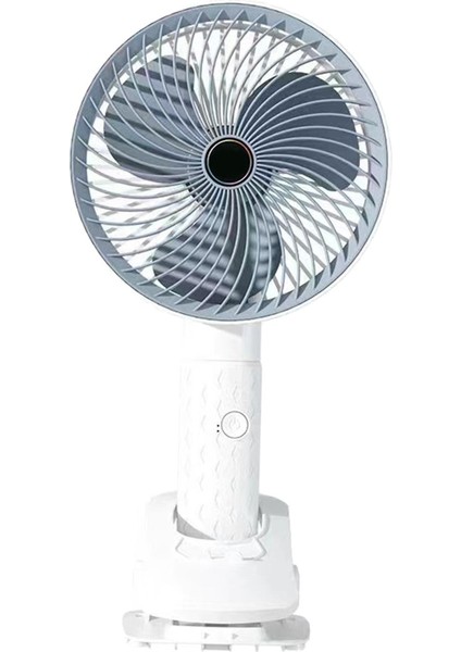 Fan 3 Hızlı Klips Gri Için Şarj Edilebilir Taşınabilir Masa Fanı (Yurt Dışından)