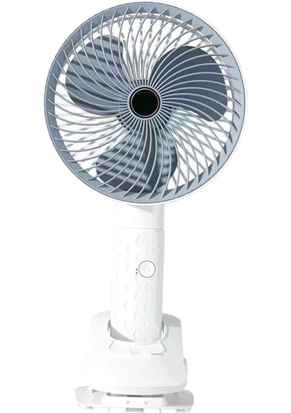 Fan 3 Hızlı Klips Gri Için Şarj Edilebilir Taşınabilir Masa Fanı (Yurt Dışından)