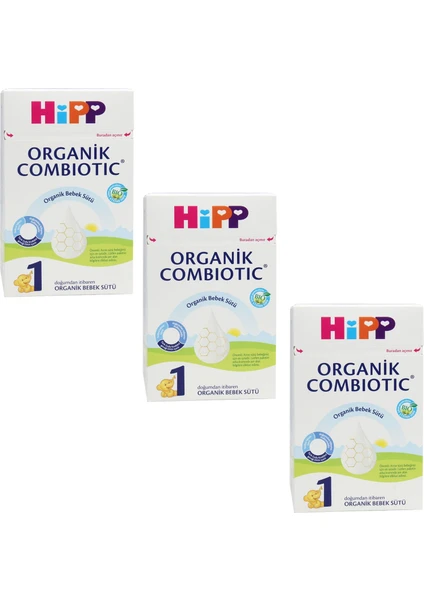 1 Organik Combiotic Bebek Sütü 800gr 3 Adet