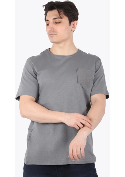 2000 Flamlı Süprem Tek Cep Regular Fit T-Shirt