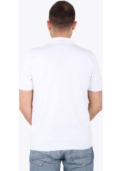 66510 Yarım Fermuarlı Polo Yaka Tshirt