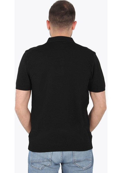 66510 Yarım Fermuarlı Polo Yaka Tshirt